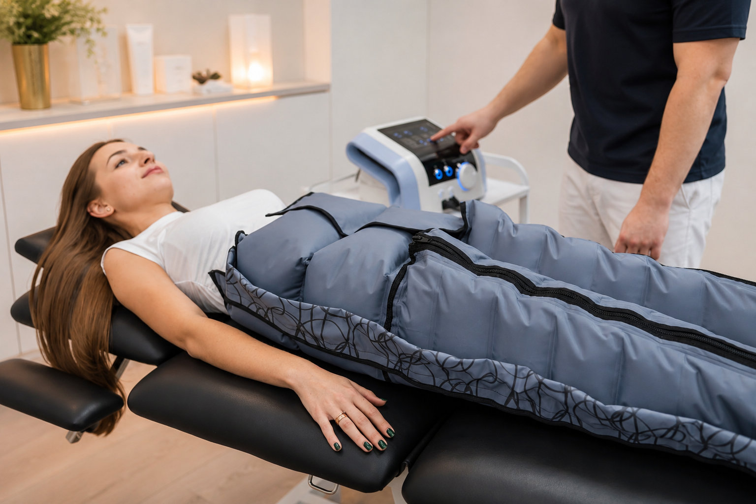 Lymphdrainage Behandlung bei Aida Beauty